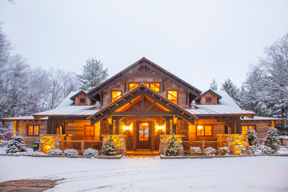 New Hampshire Snow and Lake Lodge - Rustic - Boston - by MossCreek | Houzz