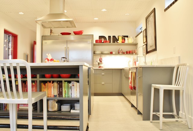 Renovated Firehouse - Industrial - Kitchen - Seattle - by Kimberley Bryan