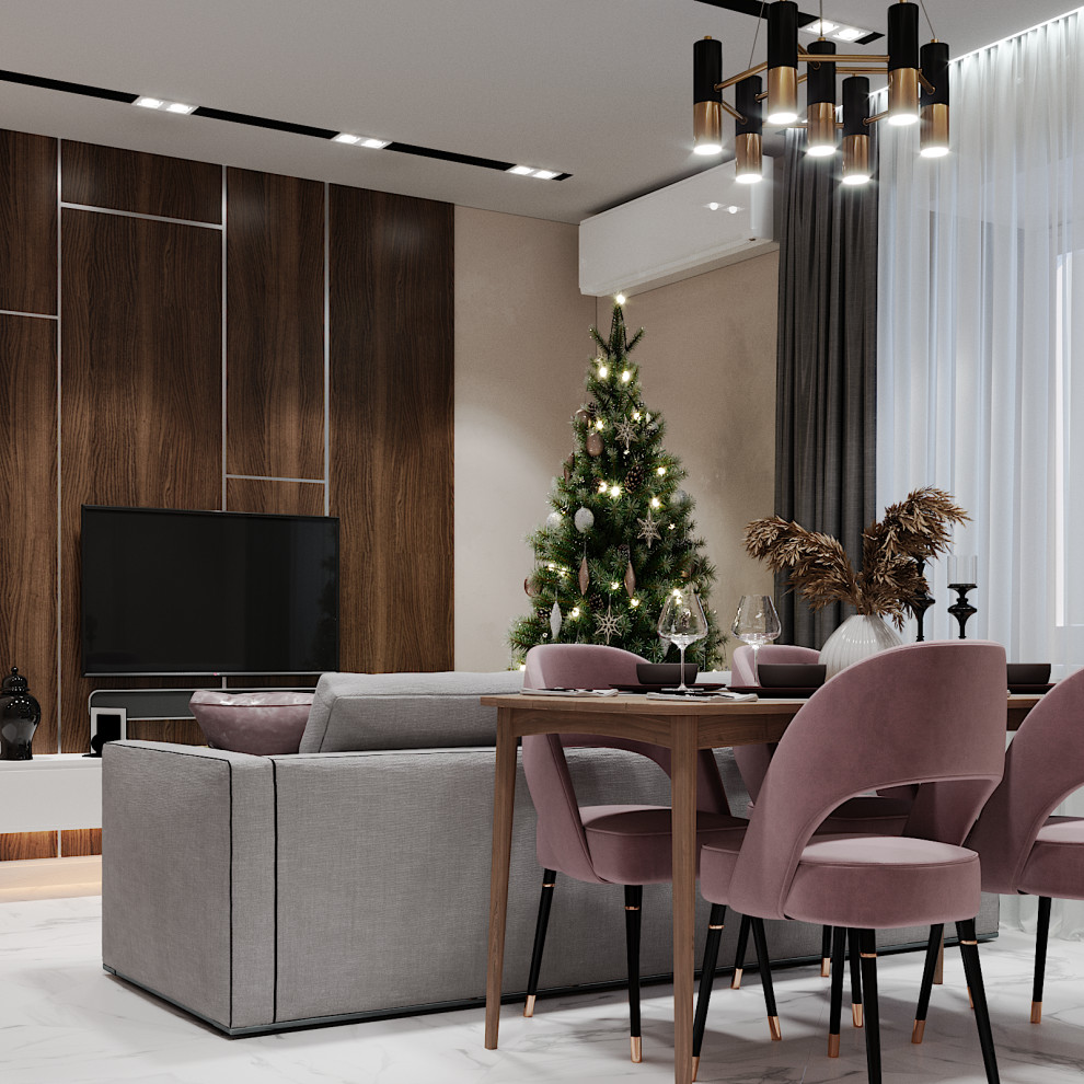 Дизайн проект 2х комнатной квартиры