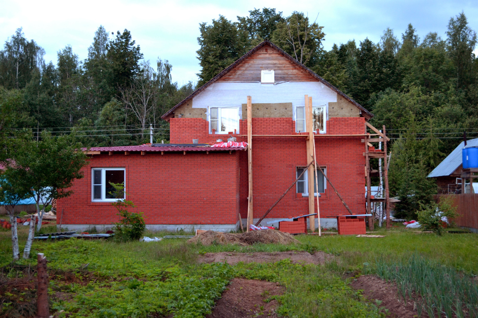 Облицовка фасада кирпичом