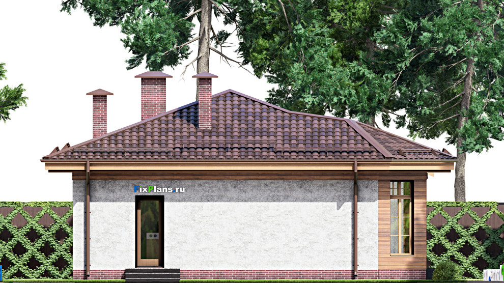 Проект одноэтажного дома 14х10м S104м2 F-15515