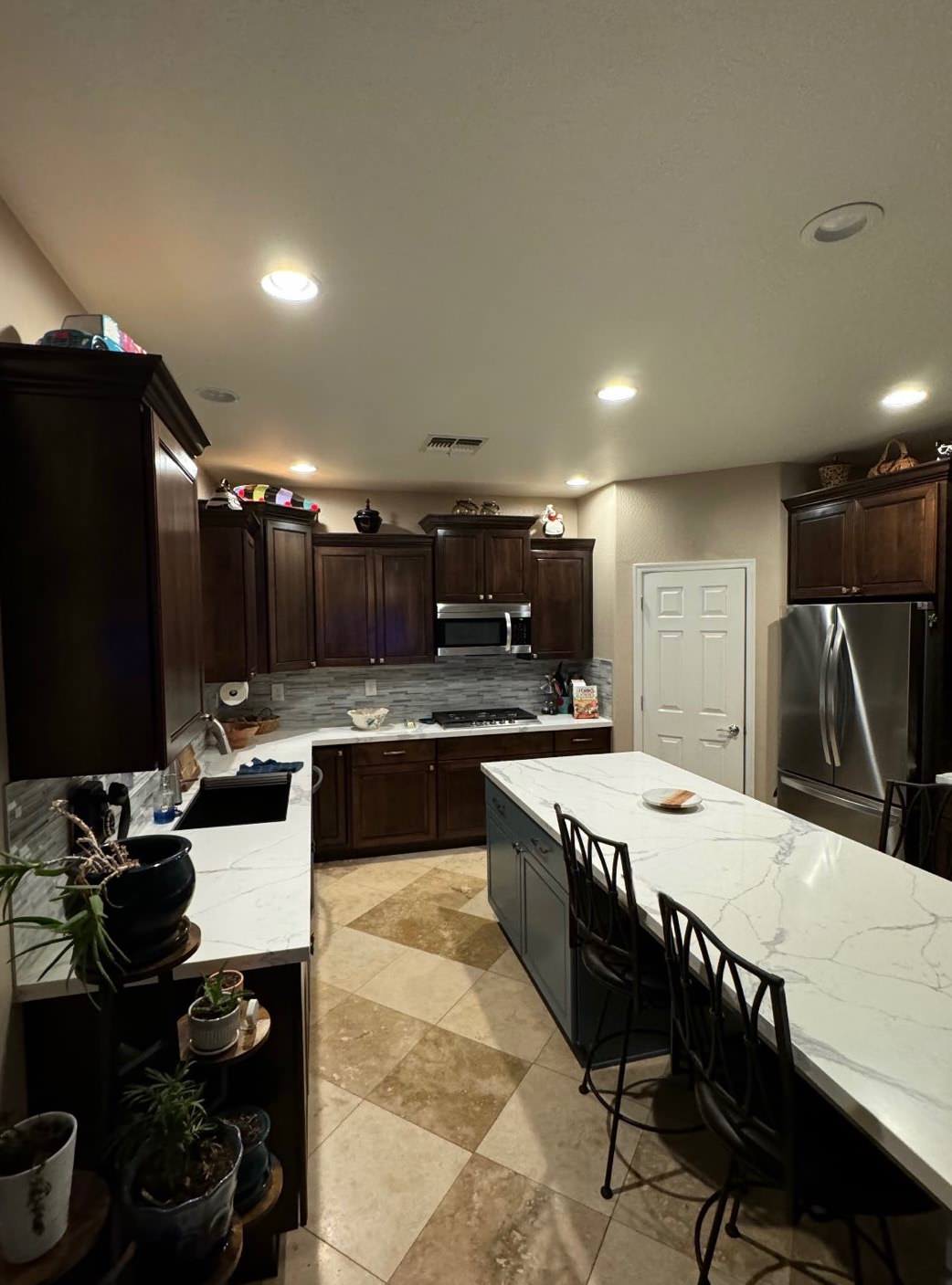 Stain and Paint Kitchen Reface