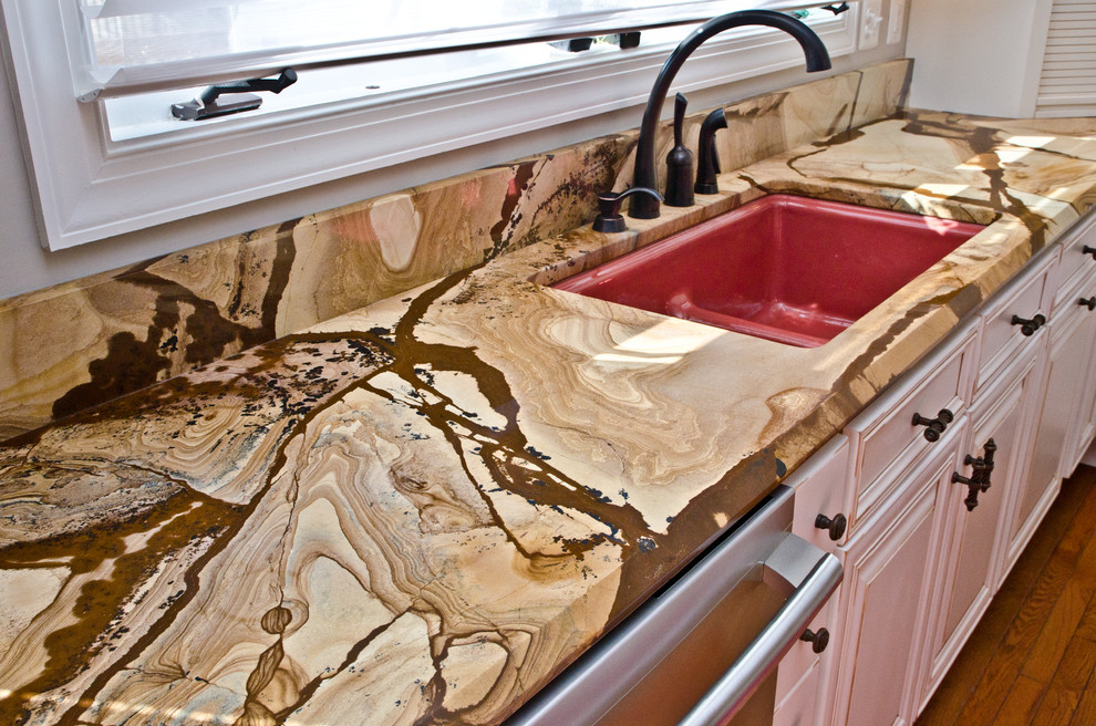 Wood Stone Granite Countertops Traditional Kitchen Dc Metro