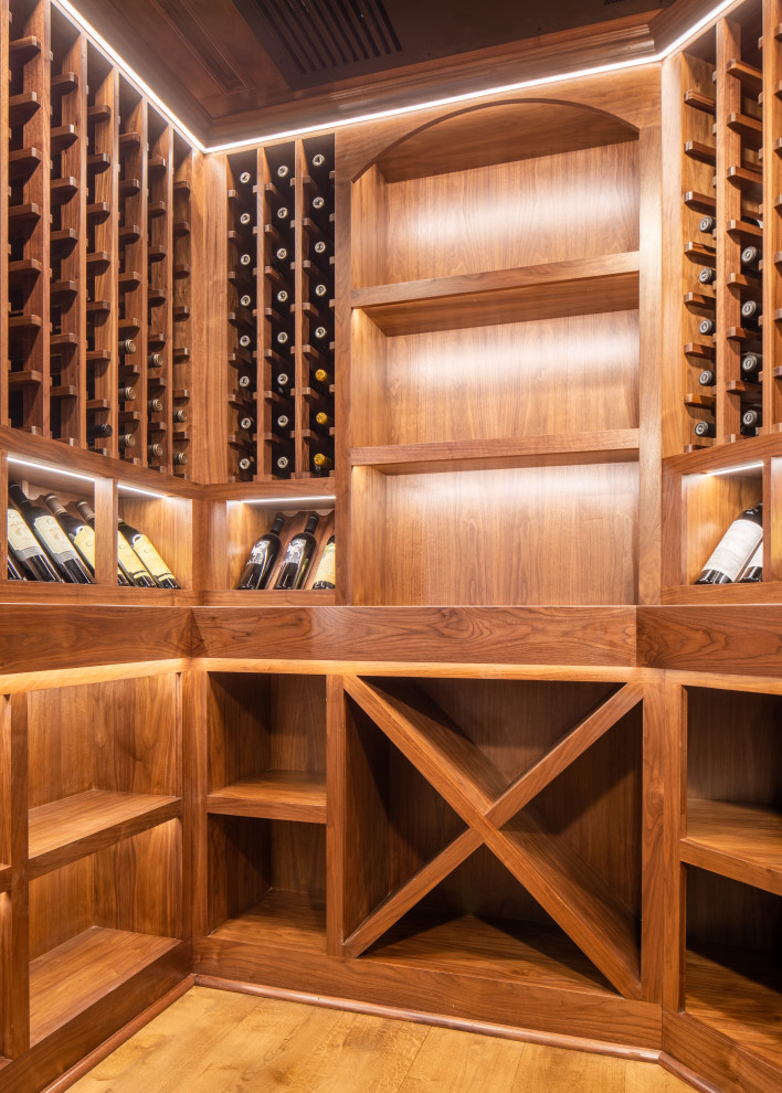 Photo of a classic wine cellar in Los Angeles.
