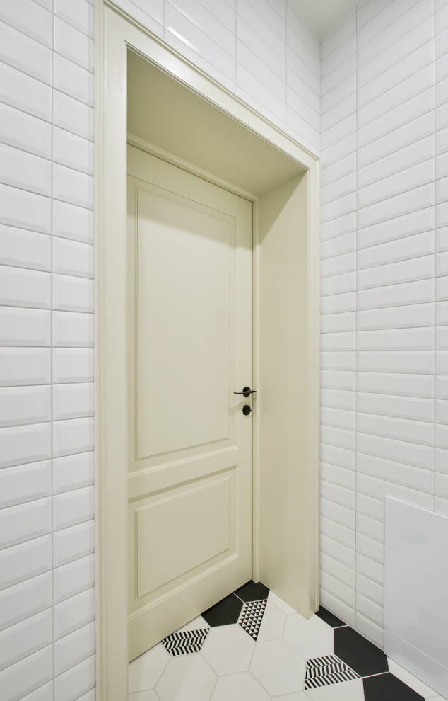 Кантри Ral 1013 в интерьере дома