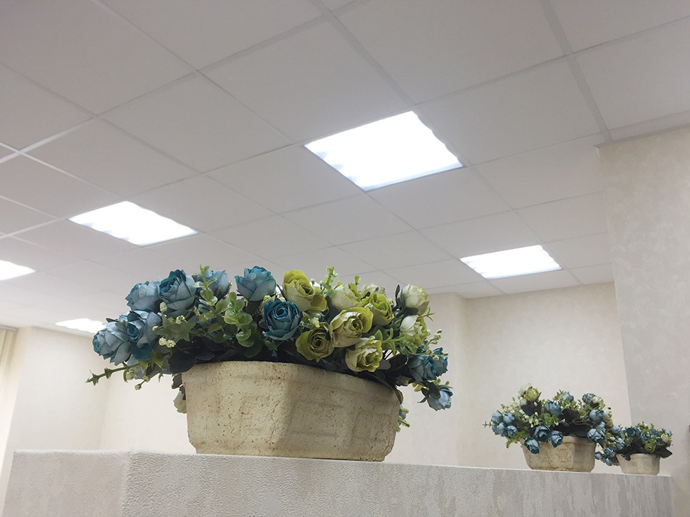 Фото интерьеров офиса строительной компании "Любимый Дом" г. Краснодар