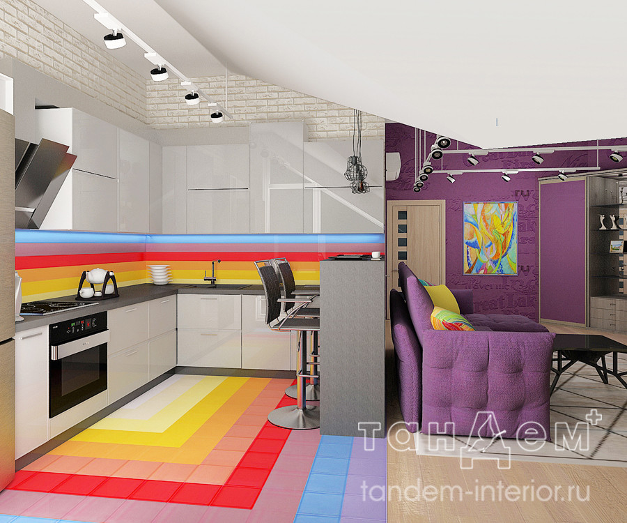 Квартира с мансардной крышей в ЖК Гавань г. Дмитров