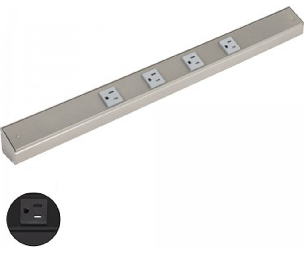 APT Angled Power Strip Contemporary Extension Cords And Power