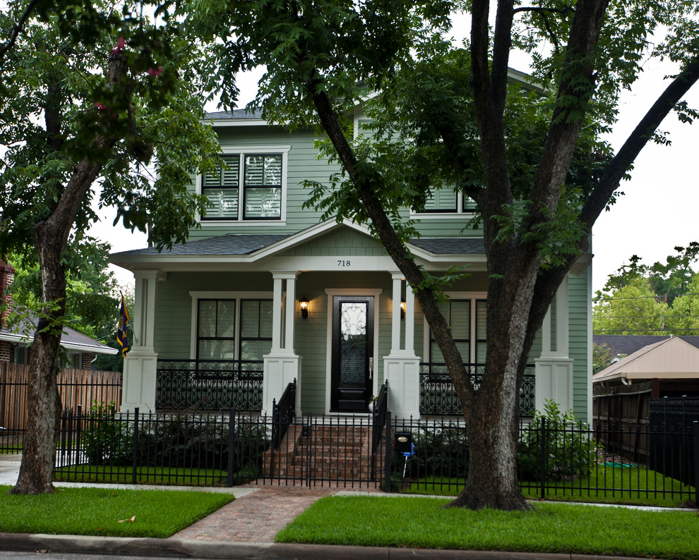 Traditional exterior in Houston.