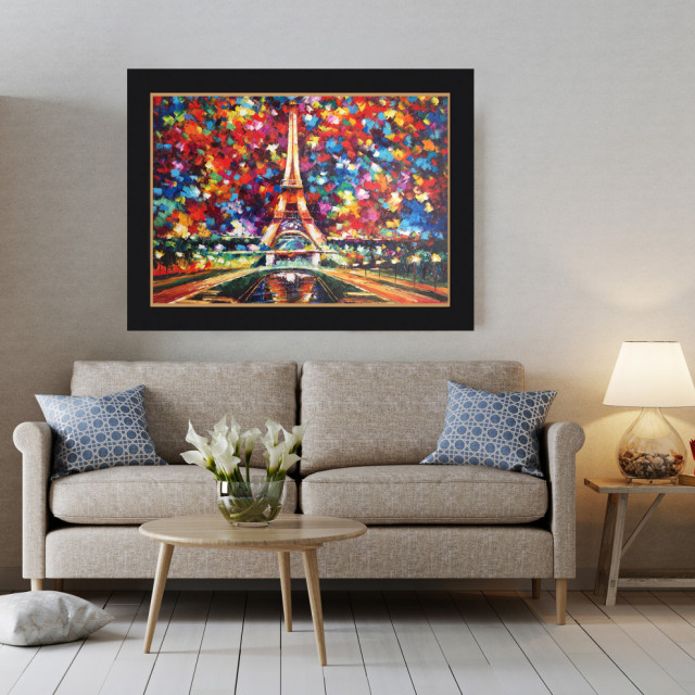 Paris Handmade Wall Art Framed Museum Quality Wall Decor Size: 44x56 ...