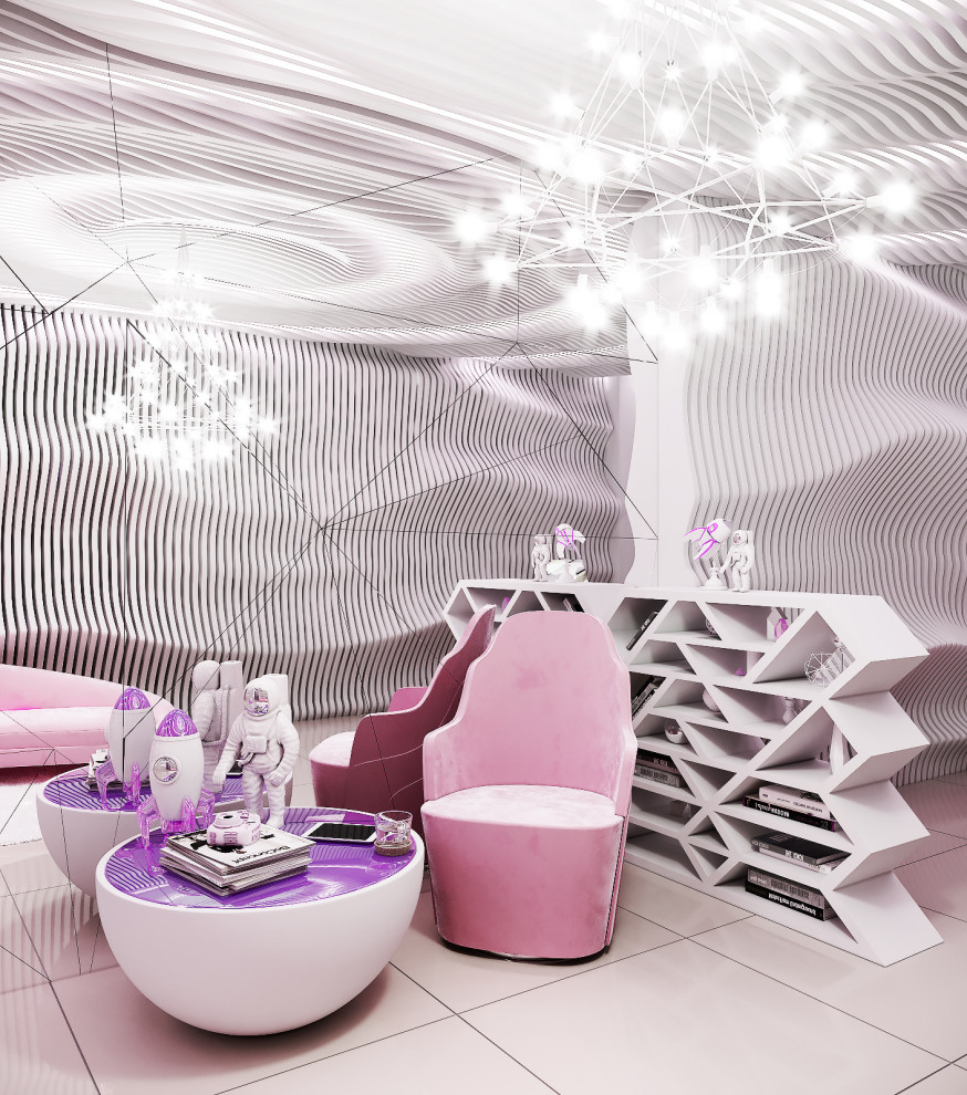 "BEAUTY-РАКЕТА" Космический офис для бьюти блогера