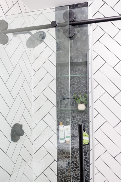 New Brighton Master Ensuite Remodel transitional-bathroom