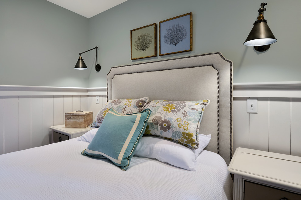 This is an example of a beach style bedroom in Charleston.