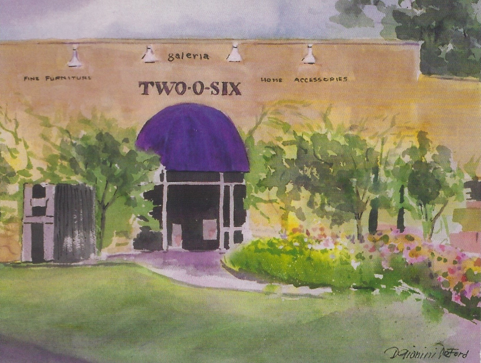 Commercial Building Space that housed Galeria Two-O-Six, located at 206 Healdsburg, CA