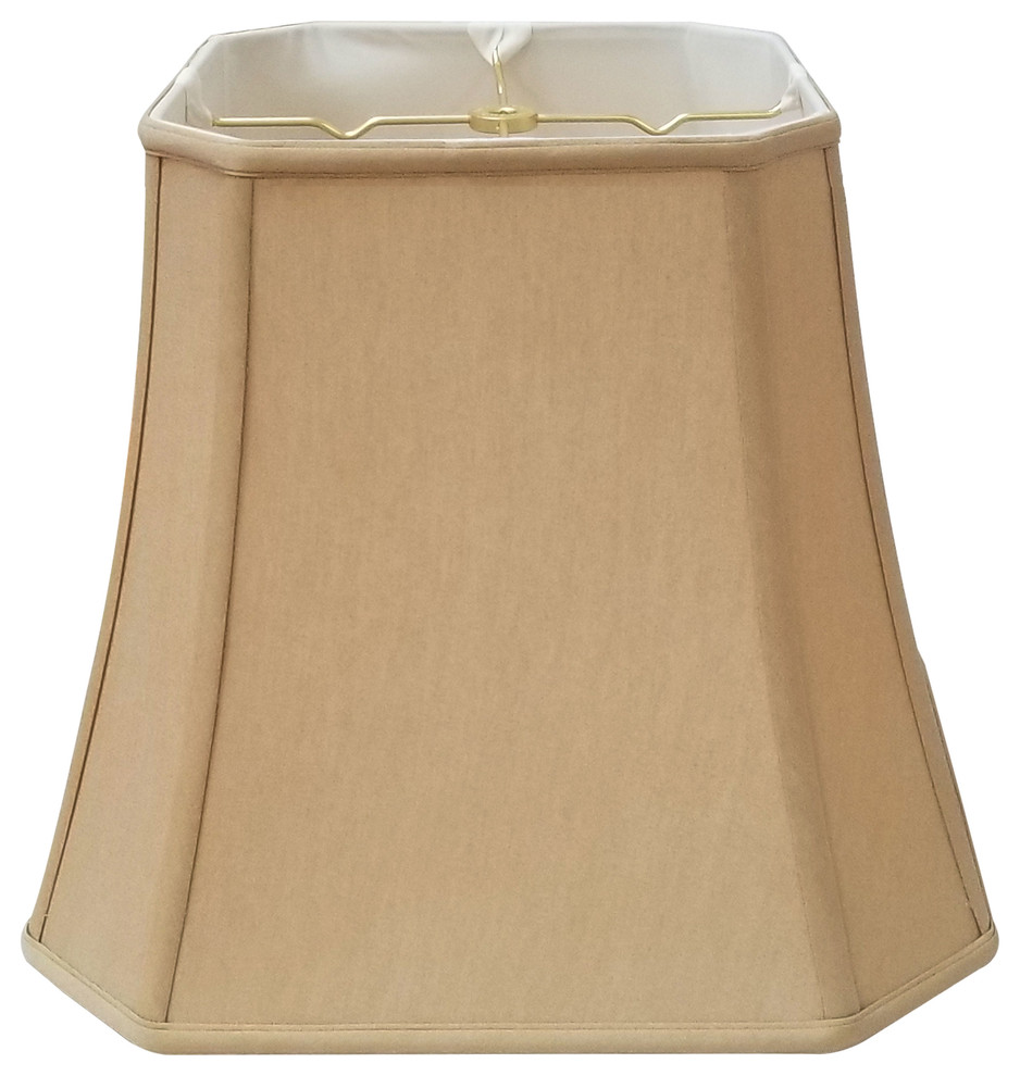 Black with Gold 9 x 14 x 12.5 Royal Designs Square Cut Corner Basic Lamp Shade BS-716-14BLKGL Black with Gold 9 x 14 x 12.5 Royal Designs Square Cut Corner Basic Lamp Shade BS-716-14BLKGL