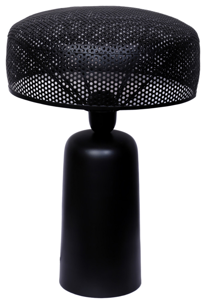 Contemporary Harlin Lamp Black - Black