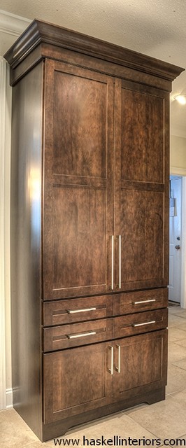 Updated compact kitchen transitional-kitchen