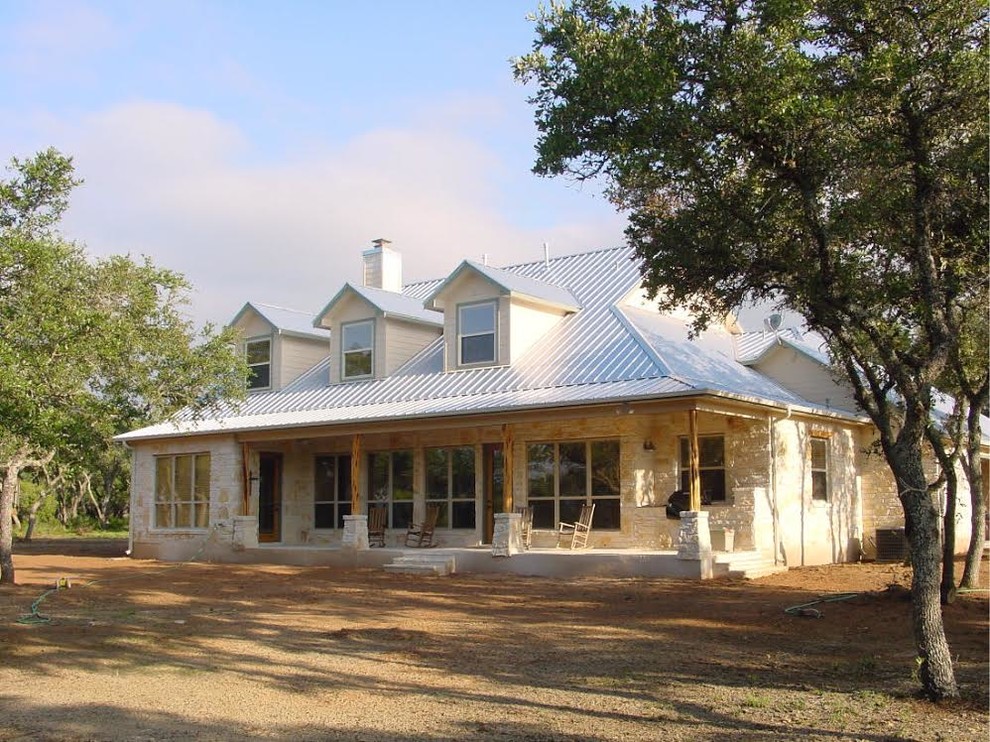 Our Work Farmhouse Exterior Austin by Riverbend Homes