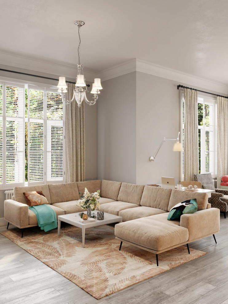 Лосинный парк. Интерьер дома 250 м2