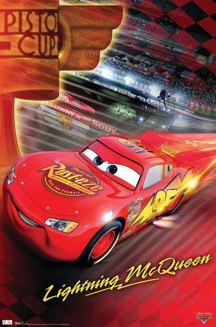 Cars Piston Cup Poster, Premium Unframed