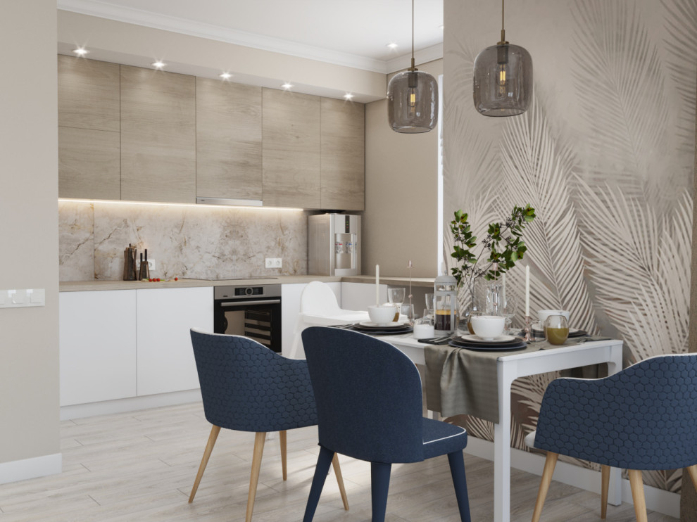 Проект квартиры 74 кв в ЖК "Манхеттен" г.Челябинск