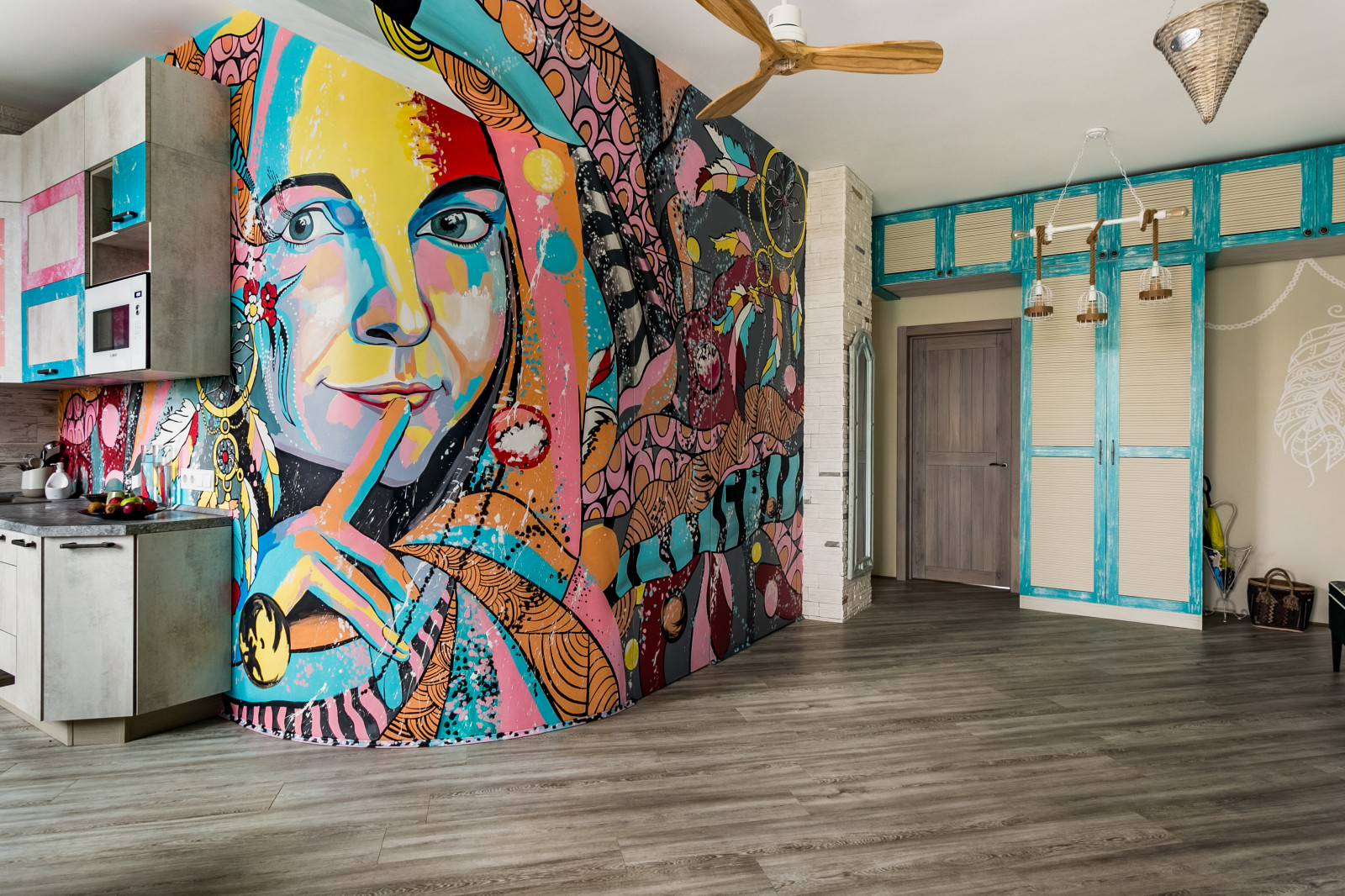 Необычная квартира в стиле Бохо Шик