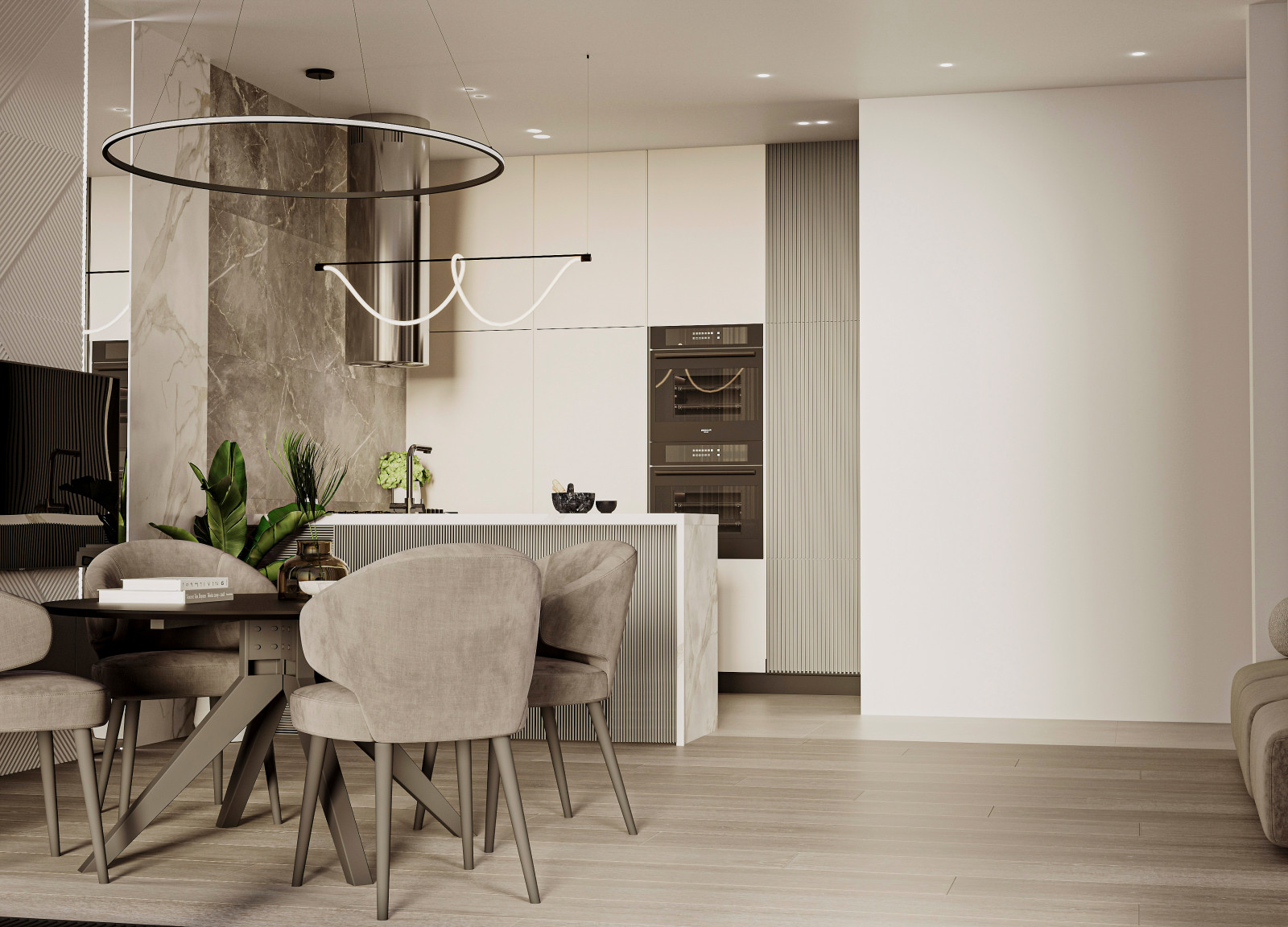 Проект 1-комнатной квартиры SPACE FOR TWO