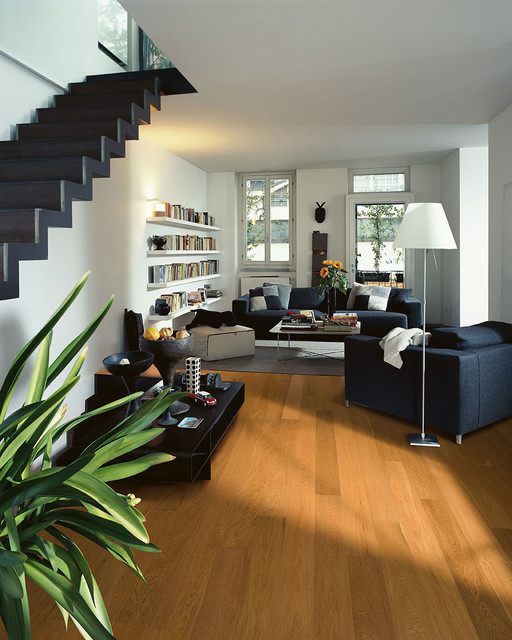 Kahrs Hardwood Flooring Scandinavian Living Room Chicago