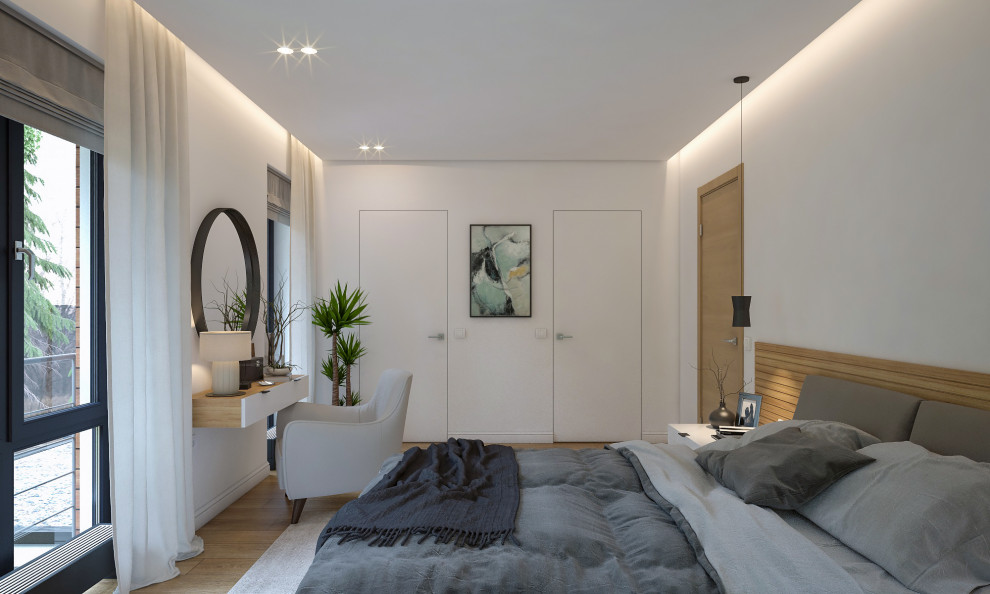 Спальня в стиле минимализм 2