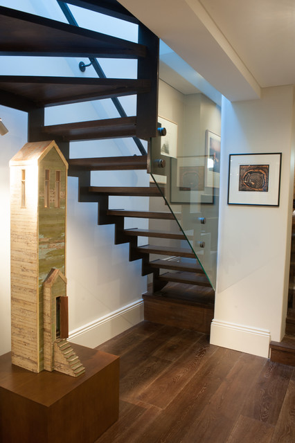 Open staircase industrial-staircase