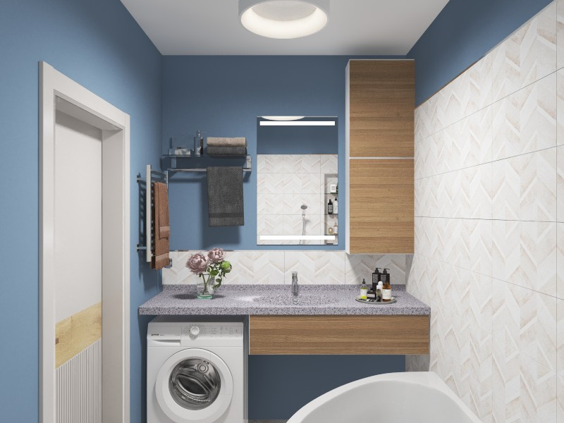 Проект квартиры 43 м2 для сдачи в аренду