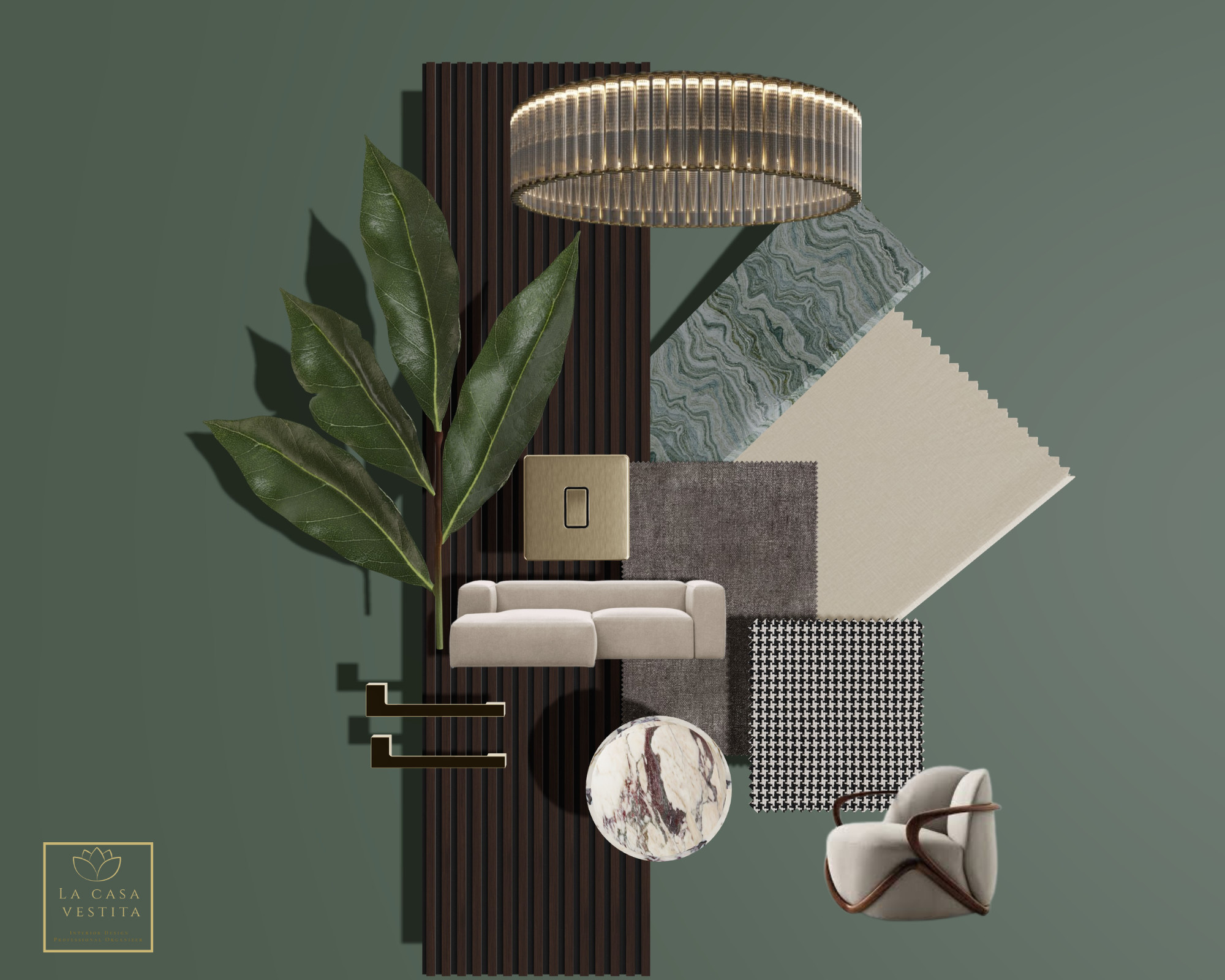 Abbinamenti colori e materiali per la zona giorno