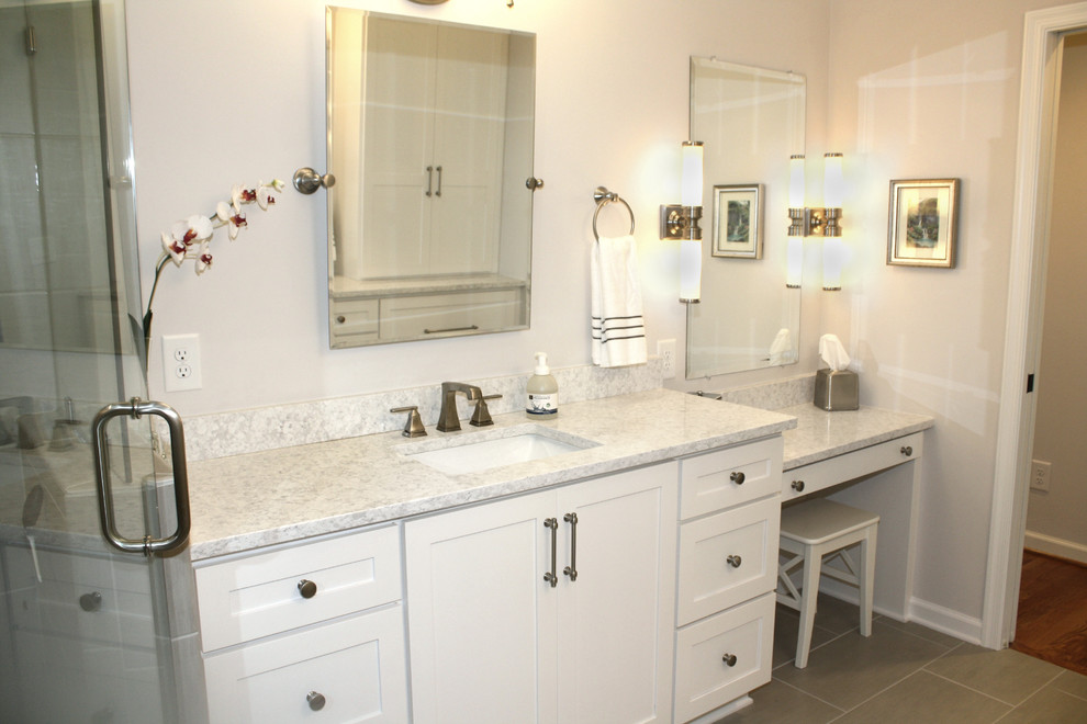 Bathroom - large transitional bathroom idea