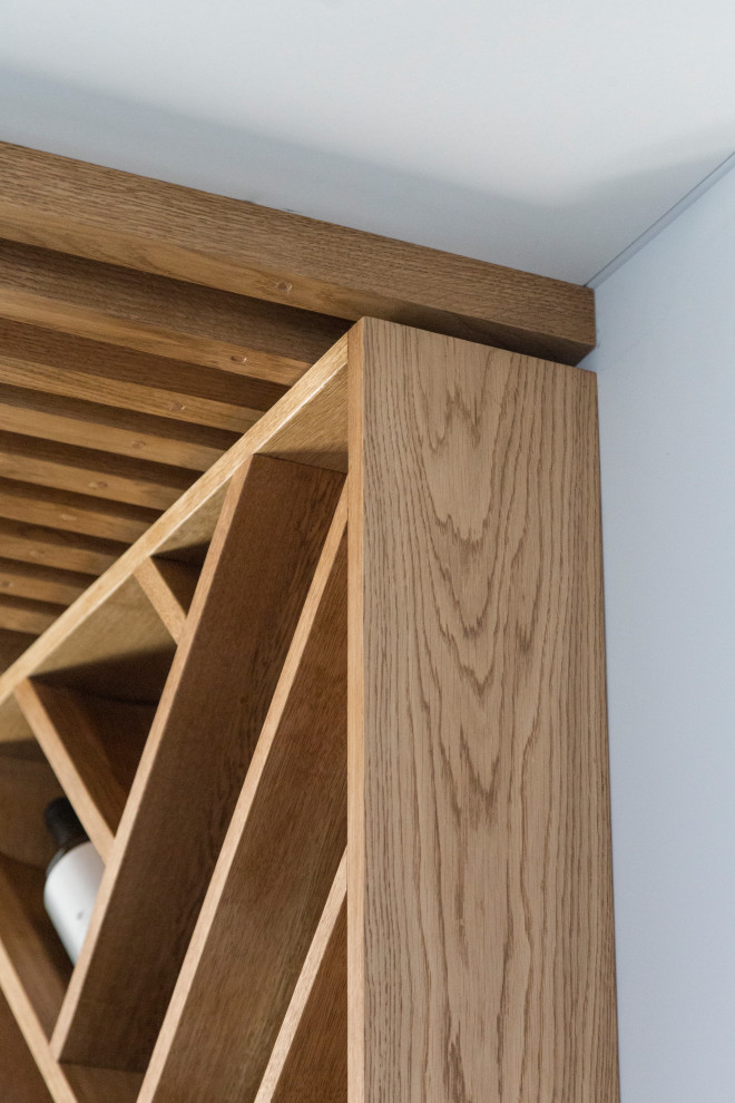 Винный стеллаж из дуба в масле