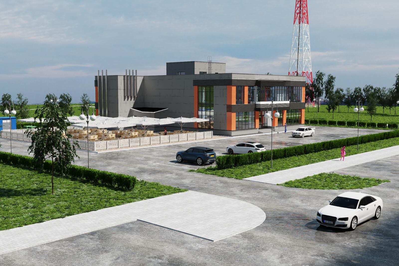 Благоустройство прилегающей территории общественного здания