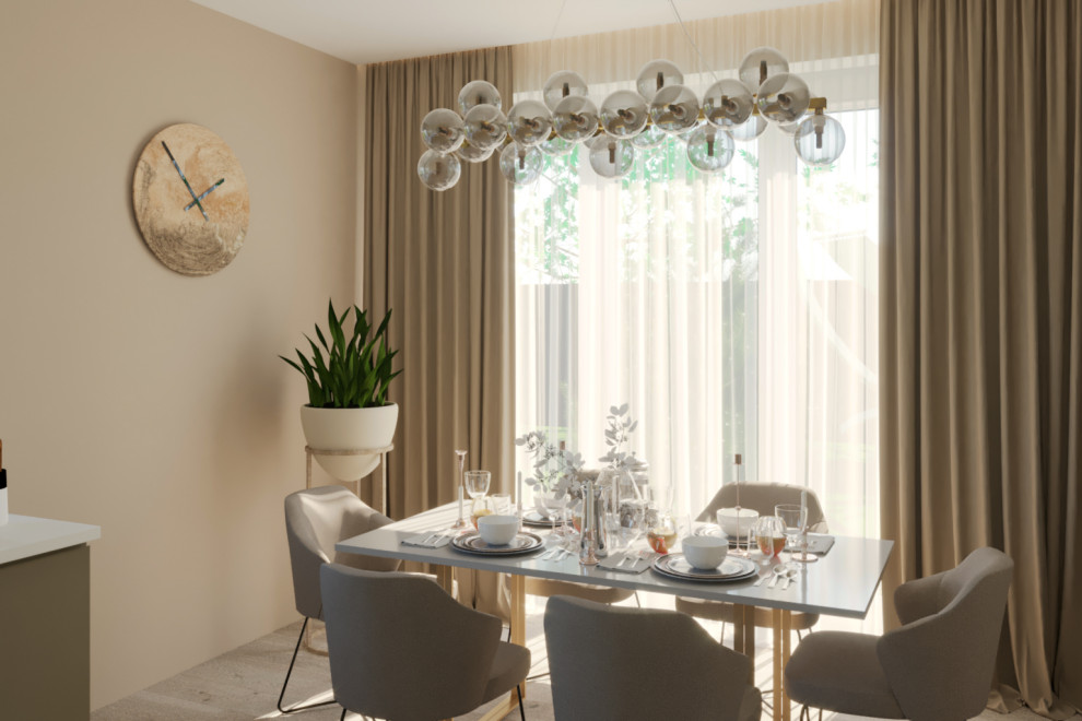 Гостиная загородного дома