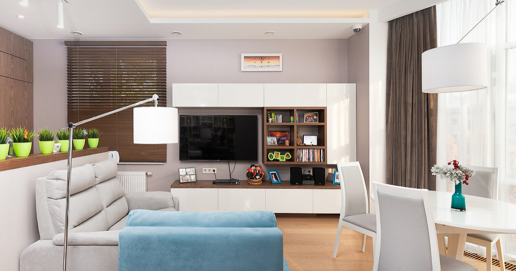 Организация кухни-столовой-гостиной