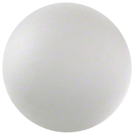 Solid Crystal 3 Dia Frosted Sphere Decorative Ball Opaque Glass