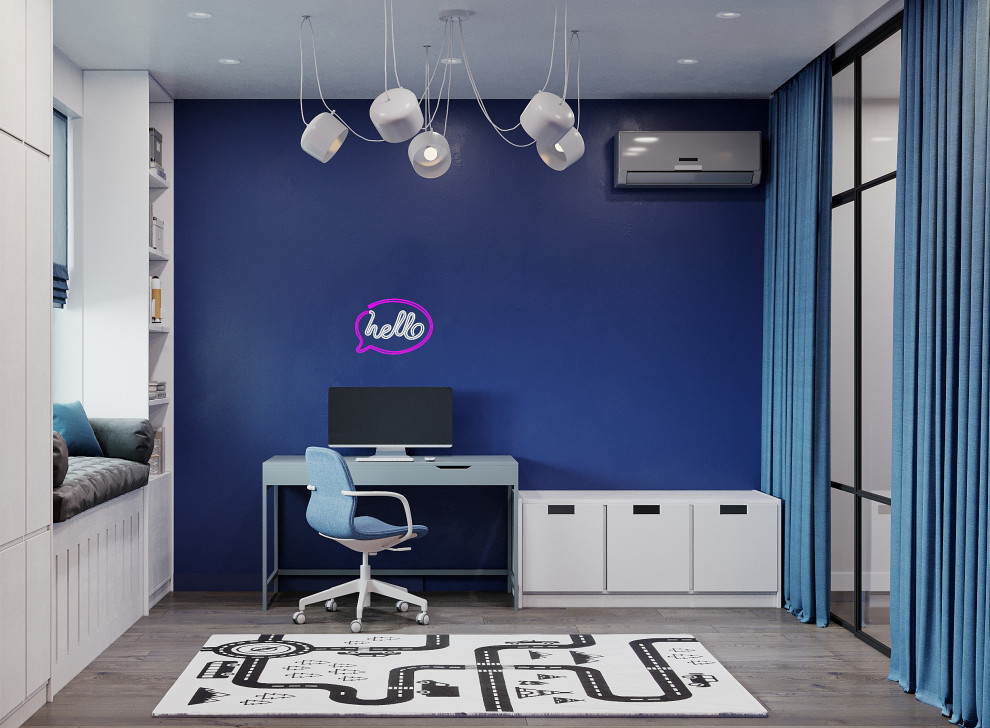 Яркая квартира для большой семьи