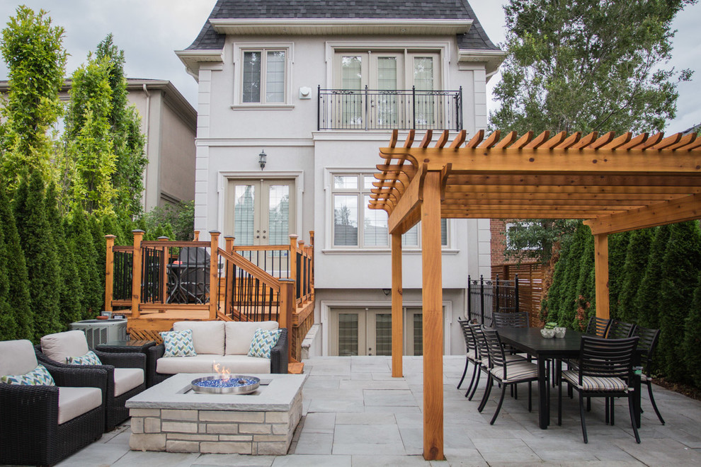 Toronto small backyard Contemporary Patio Toronto by Horvath