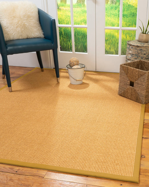 Natural Area Rugs Davlin Custom Sisal Rug, 12' x 18' - Beach Style ...