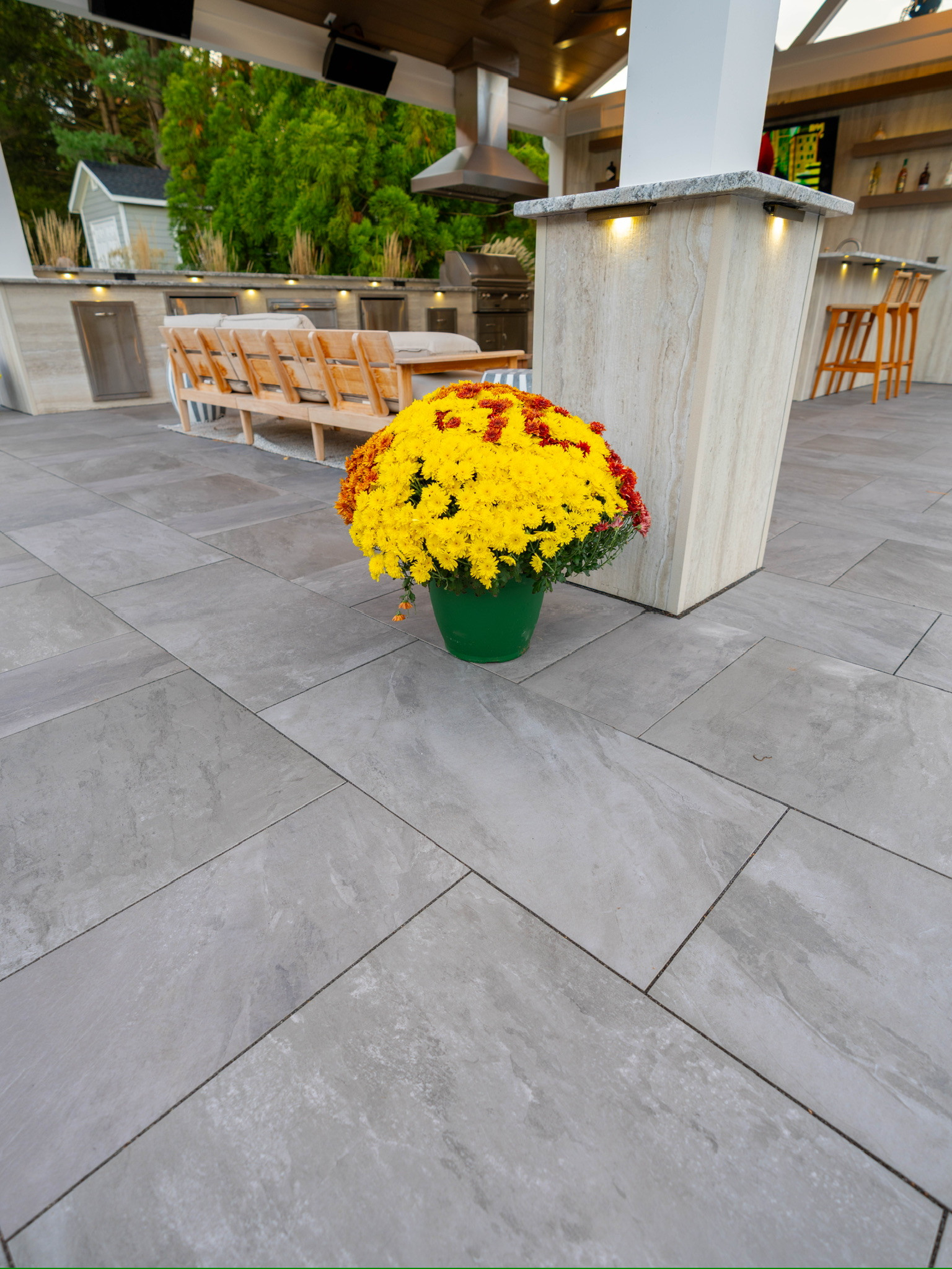 Porcelain Paradise with a Party Pavilian