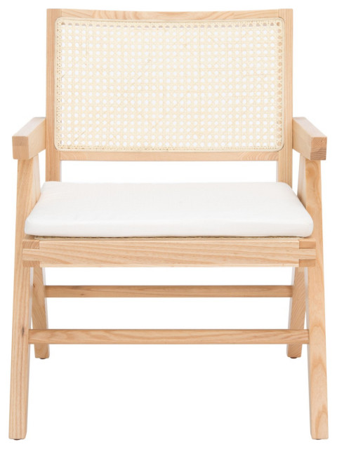Safavieh Couture Colette Rattan Accent Chair, Natural