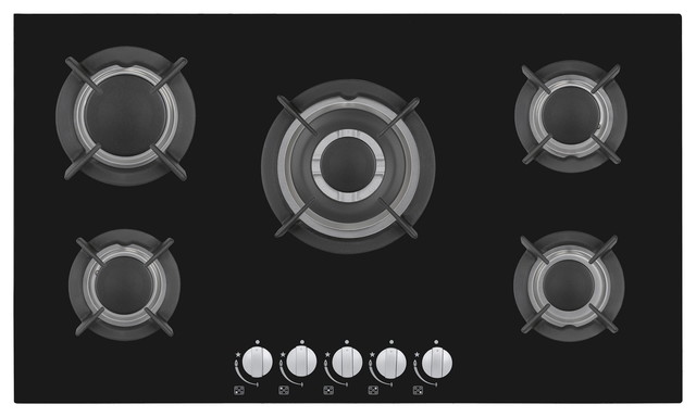 Empava 34 Tempered Glass Built In 5 Burner Stove Gas Cooktop