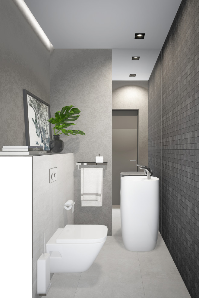 МОНОХРОМ С АКЦЕНТАМИ. Современный графичный интерьер.