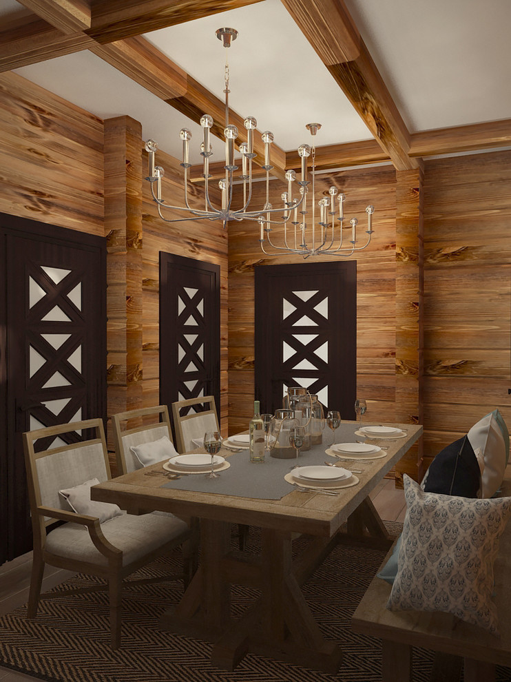 Деревянный дом в стиле "Шале" в д.Завидово Тверской области