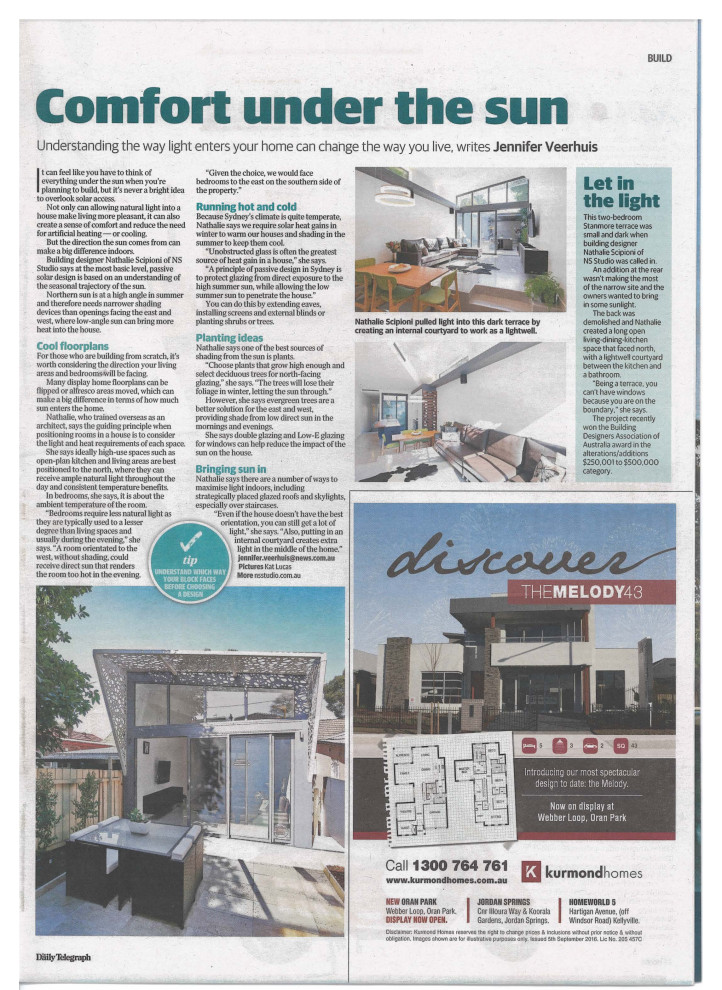 IN THE MEDIA | Daily Telegraph Features