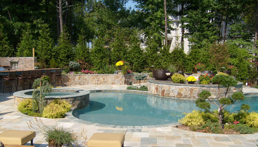 Design ideas for a traditional pool in Other.