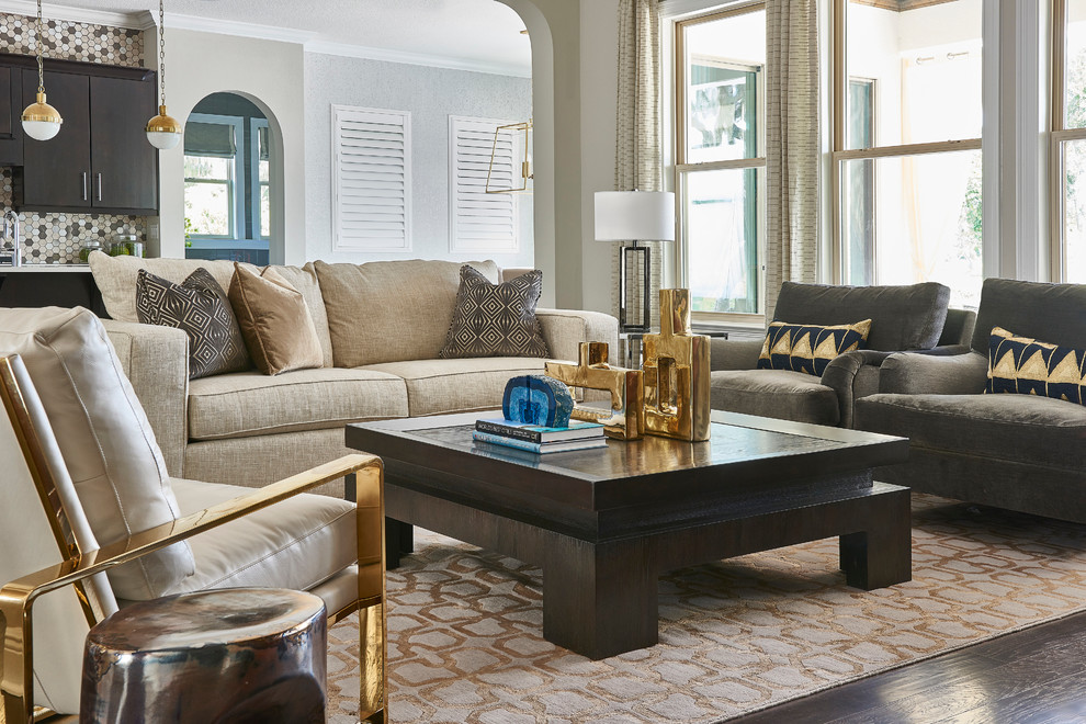 Brighton - Transitional - Living Room - Orlando - by Tina ...