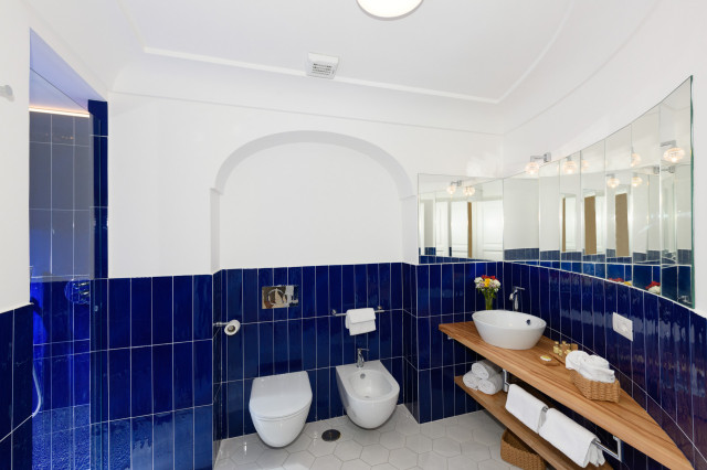 Villa Fortuna Positano - Bagno mediterranean-bathroom